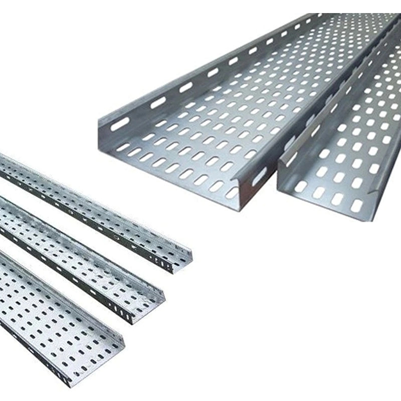 Cable Trunking Outdoor Anti-Rust Galvanized Steel Durable Waterproof Powder Coated Cable Trunking Cable Tray