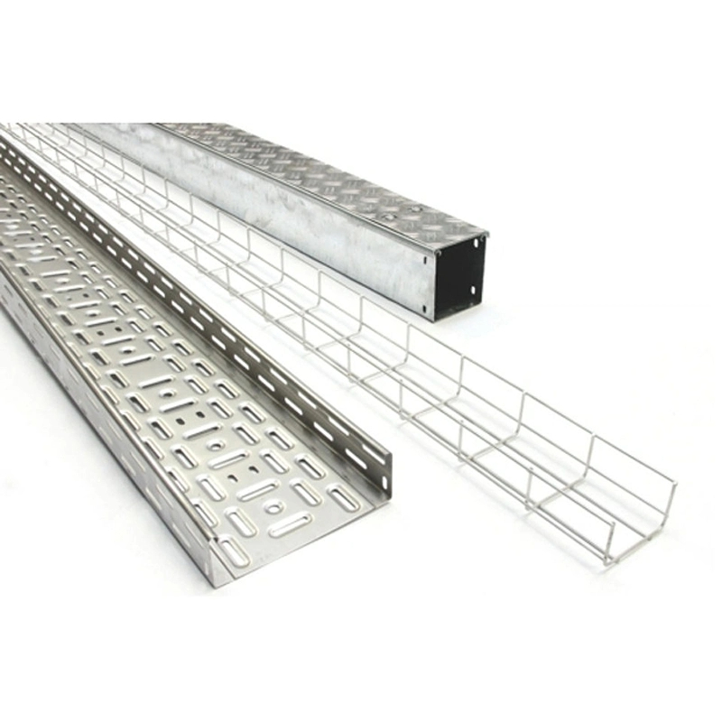 Cable Trunking Outdoor Anti-Rust Galvanized Steel Durable Waterproof Powder Coated Cable Trunking Cable Tray